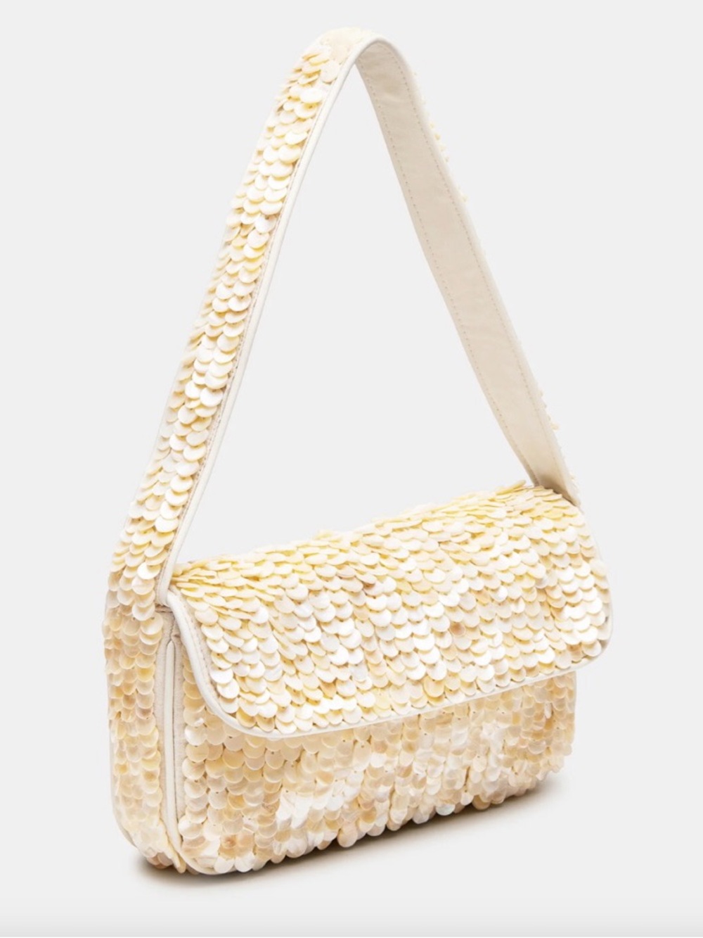 Steve Madden CHARLI Shoulder Bag in Ivory